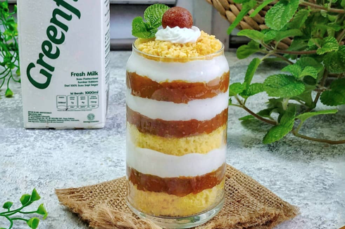 Resep Nastar Parfait, Cake in Jar yang Cantik dan Layak Jual