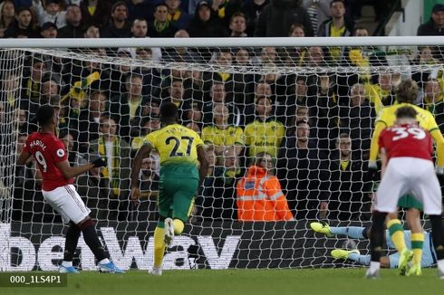 Norwich Vs Man United, Dua Penalti Gagal, Setan Merah Tetap Menang