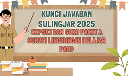 Kunci Jawaban Sulingjar 2025 Kepsek dan Guru Paket A, Survei Lingkungan Belajar PAUD
