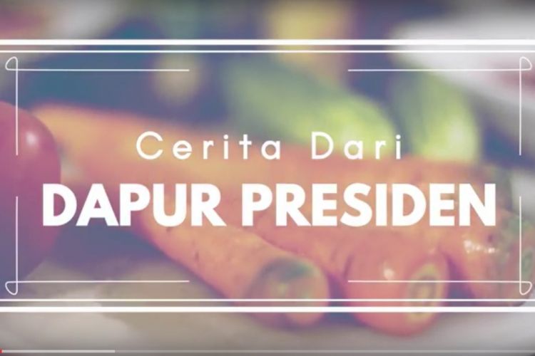 Video cerita dapur Presiden yang diunggah ke Youtube Presiden Joko Widodo