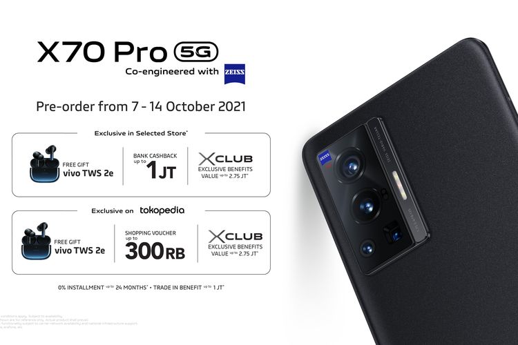 Pre-order Vivo X70 Pro dan bonu-bonusnya.