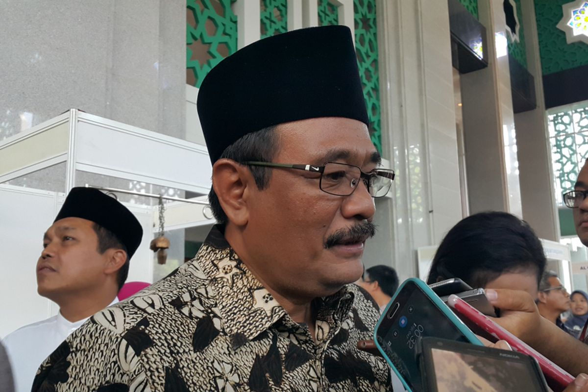 Wakil Gubernur DKI Jakarta Djarot Saiful Hidayat di Jakarta Islamic Center, Koja, Jakarta Utara, Jumat (5/5/2017).