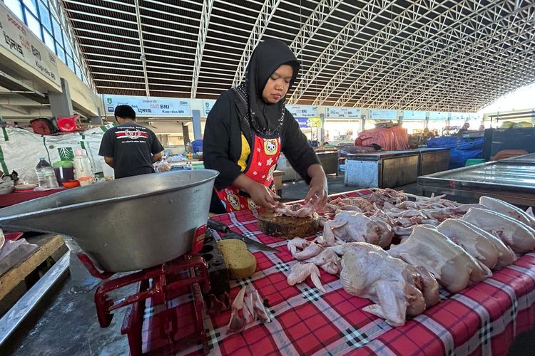 Dapur SPPG Libur, Harga Daging Ayam dan Sayuran di Solo Serempak Turun