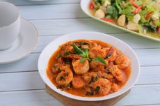 Resep Udang Saus Padang 20 Menit, Lauk Makan di Akhir Pekan