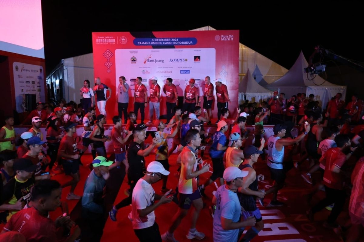 Bank Jateng Borobudur Marathon 2024. 