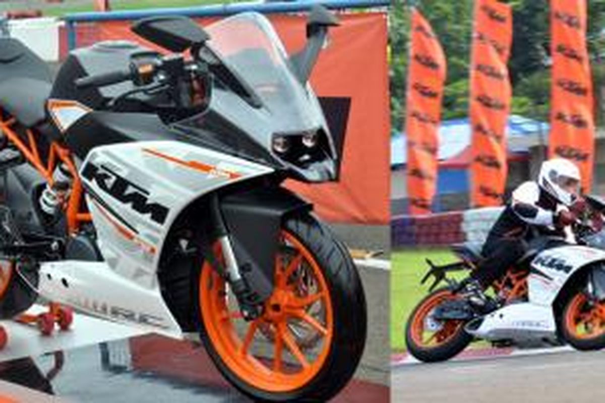 KTM RC390 diluncurkan di Indonesia.