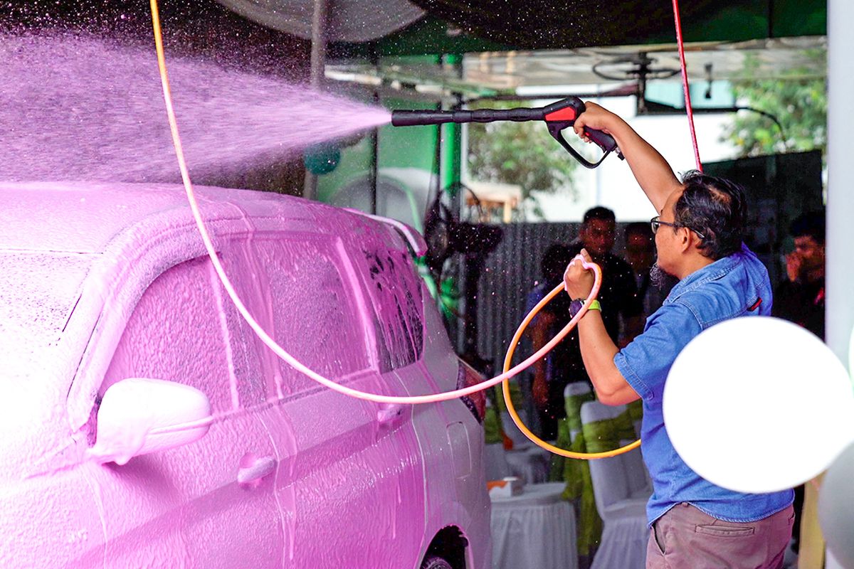 GT Wash Self-Service, konsep cuci kendaraan mandiri