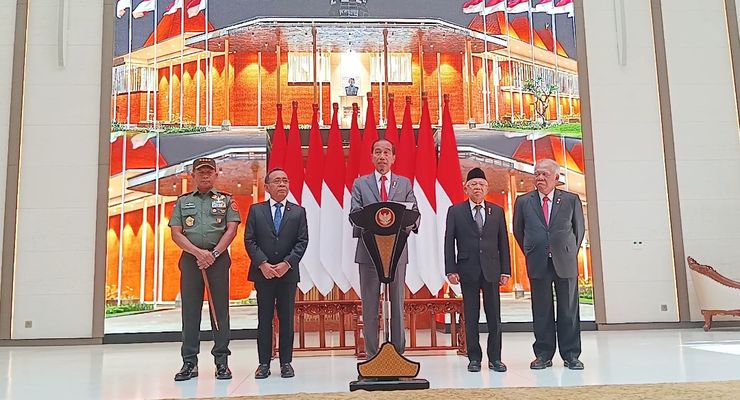 Soal Suara PSI Melonjak, Jokowi: Tanyakan ke Partai, ke KPU