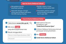 Jadi Syarat Tes SKD, Kapan Kartu Deklarasi Sehat Diisi dan Dicetak?