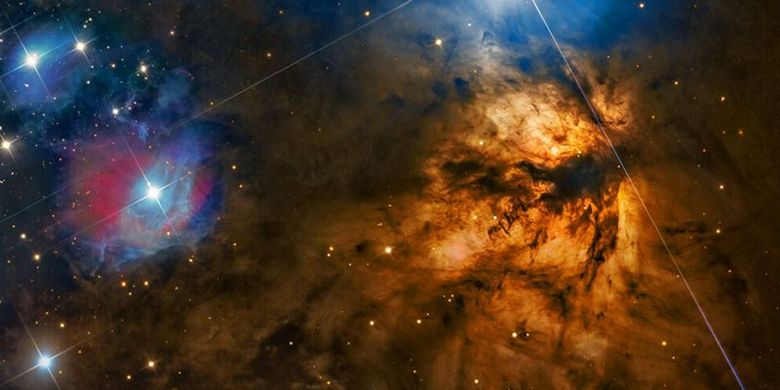 Foto NGC 2024 - Flame Nebula karya Steven Mohr.