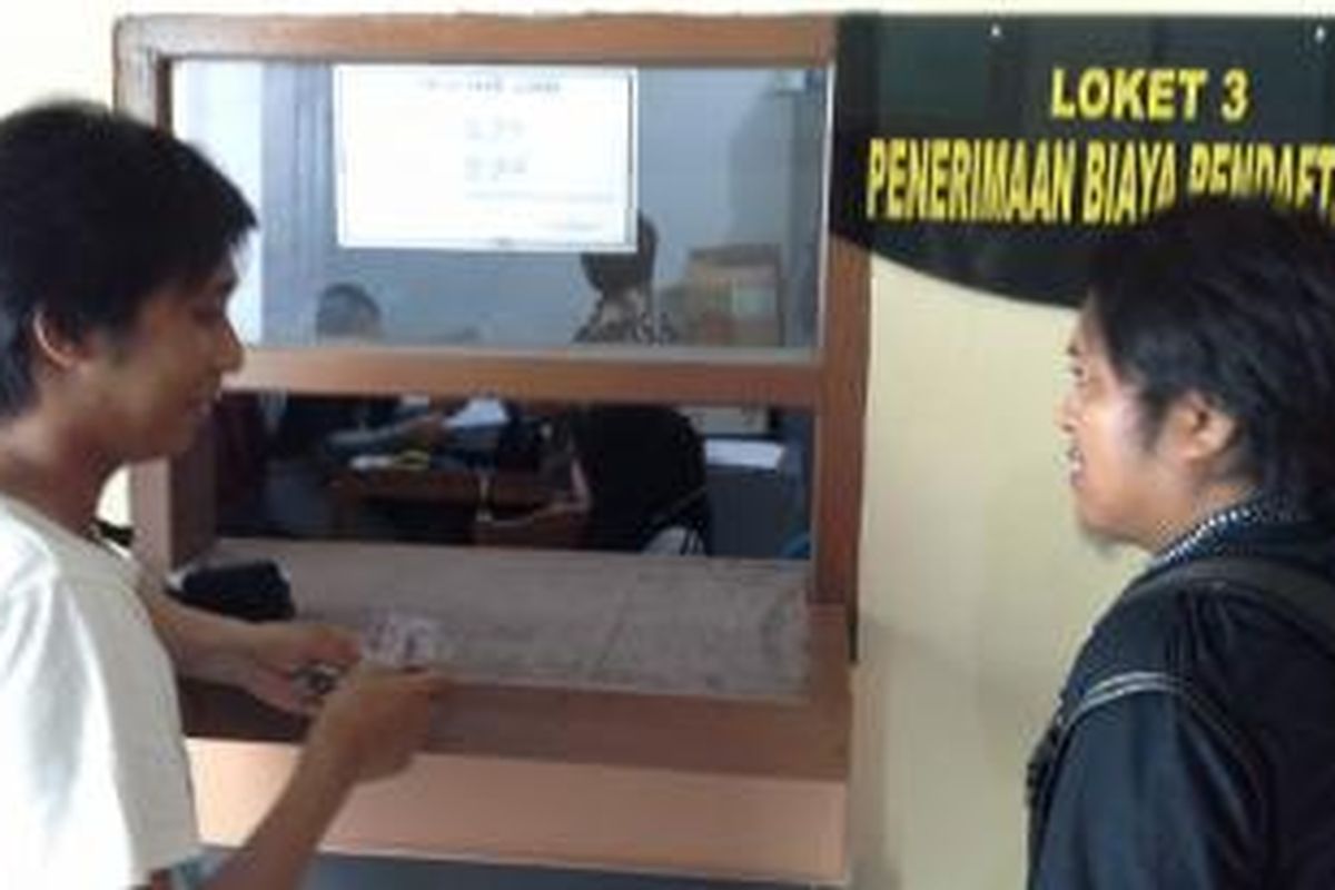 Ilustrasi: Loket pendaftaran penerbitan sertifikat tanah BPN Parepare, Sulawesi Selatan