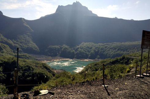 Kembali Terbentuk Setelah Letusan 2014, Ini Luas Danau Kawah Gunung Kelud Sekarang