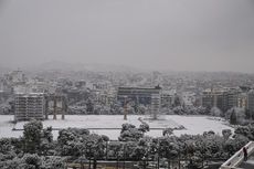 Badai Salju Hebat Melanda Yunani dan Turki, Hambat Aktivitas Warga
