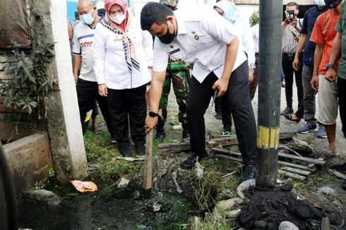 Tinjau Banjir, Bobby Nasution Tak Ingin Anggaran Drainase Habis Tak Jelas