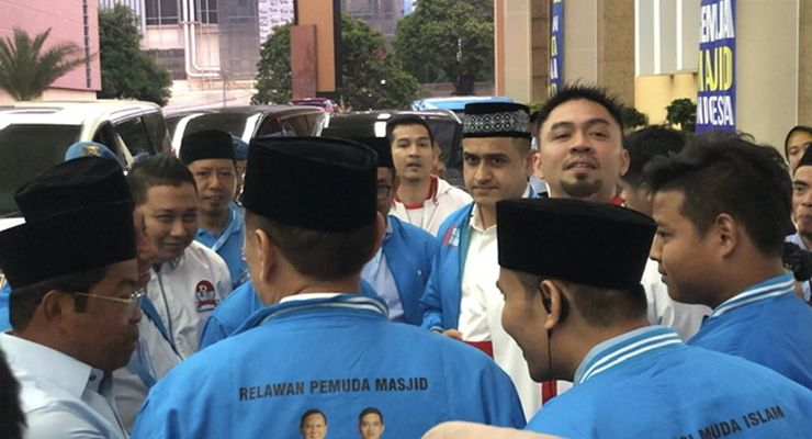 Eks Bendum Demokrat Nazaruddin Hadiri Acara Relawan Pendukung Prabowo-Gibran