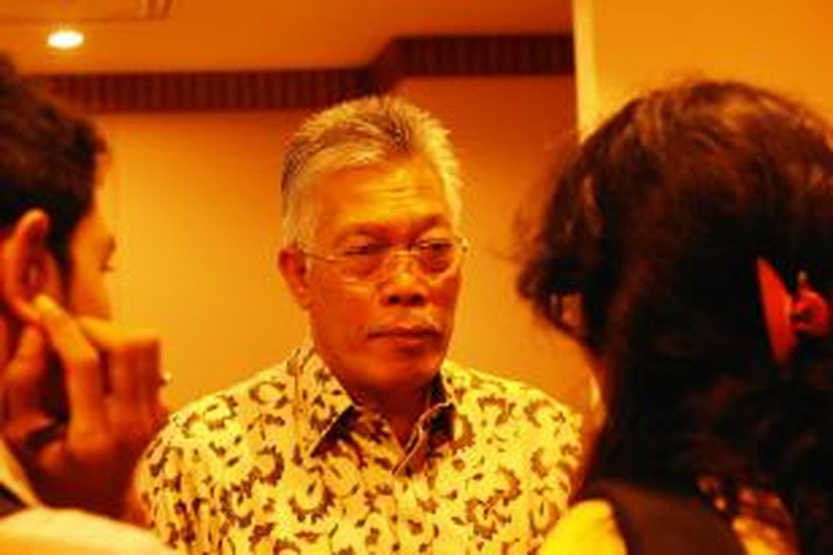 Direktur Jenderal Perhubungan Udara Kementerian Perhubungan Herry Bakti, di Jakarta, Jumat (11/10/2013)