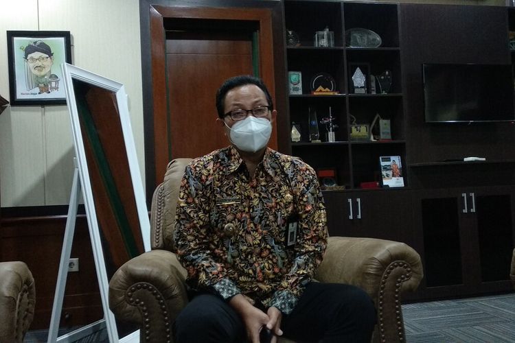 Heroe Poerwadi ditemui di ruanganya Balaikota Yogyakarta, Senin (10/1/2021)