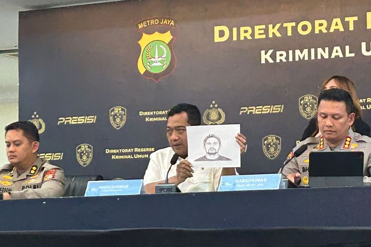 Polisi Tunjukkan Sketsa Wajah 2 Pengeroyok Bambang hingga Tewas di Pejompongan, Ini Ciri-cirinya