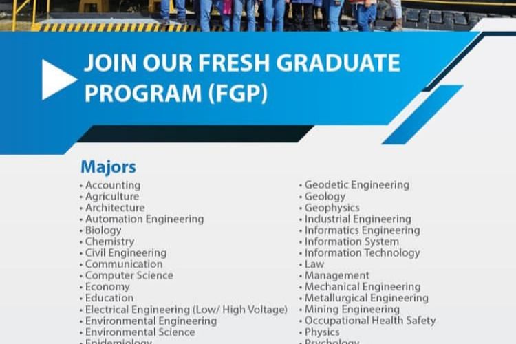 PT Freeport Indonesia Buka Banyak Lowongan untuk Fresh Graduate, Ini Posisi dan Persyaratannya