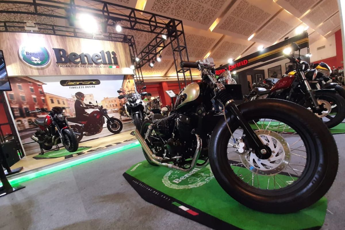 Benelli Patagonian Eagle yang sudah di-custom bergaya bobber garapan Katros Garage.