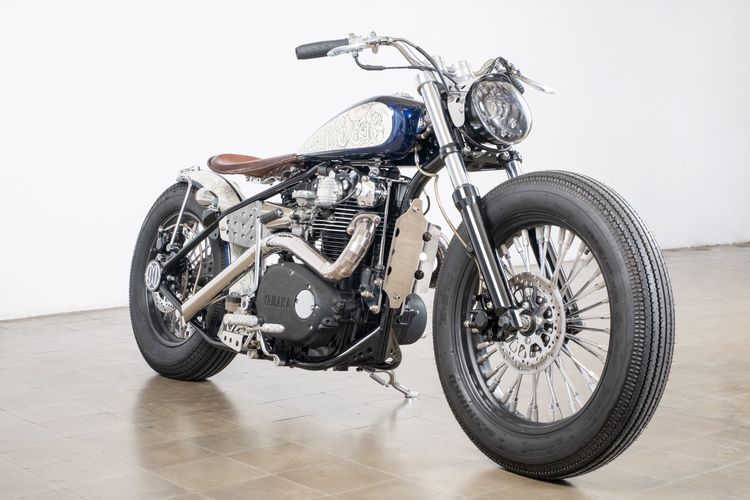 Yamaha XS 650 bergaya American Bobber garapan Surya Motorworx