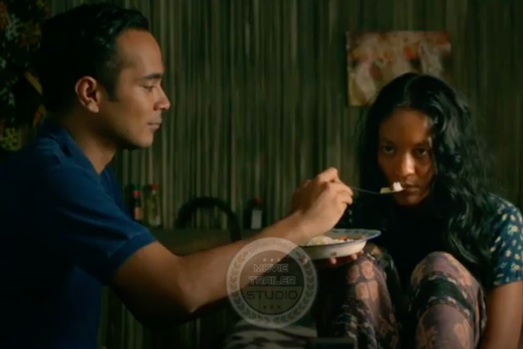 Salah satu adegan di film Cinta Bete. Menampilkan Hana Malasan dan Marthino Lio