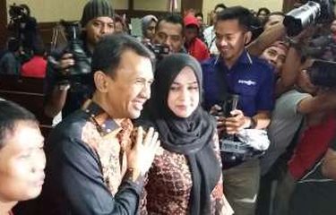 Gatot Pujo Divonis 3 Tahun, Evy Divonis 2 Tahun 6 Bulan Penjara