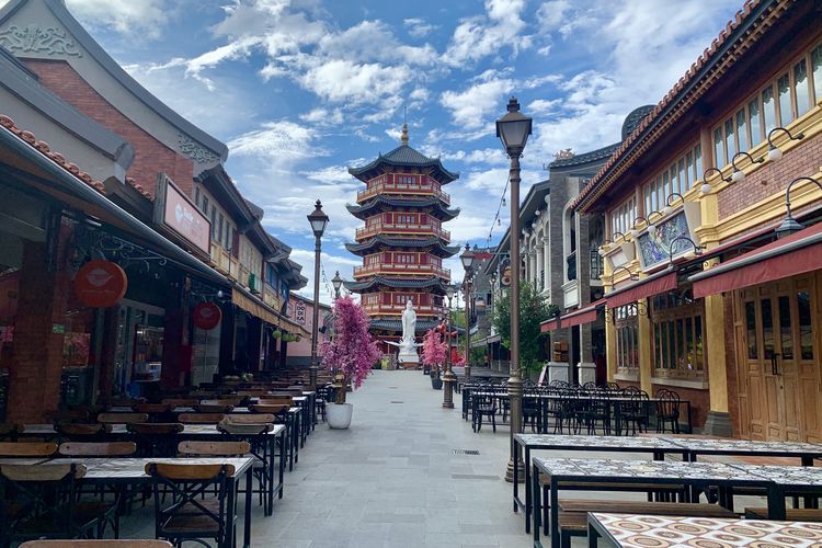 Pagoda Pantjoran PIK, Jakarta Utara, Rabu (4/1/2026).