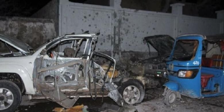 Sebuah bom mobil meledak di sebuah restoran di Mogadishu, Somalia, Kamis (25/8/2016) malam sehingga tujuh orang tewas.