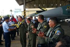 Empat Pesawat Tempur F16 Bantuan Amerika Tiba di Lanud Iswahjudi 