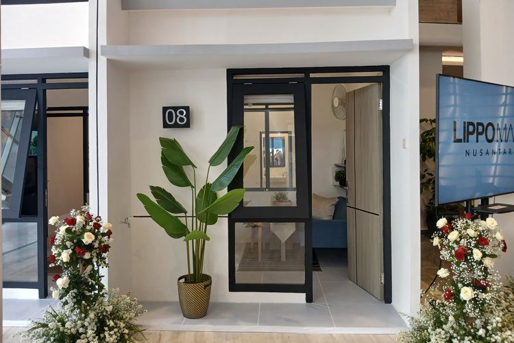 Mock up rumah subsidi yang diluncurkan oleh Lippo Group