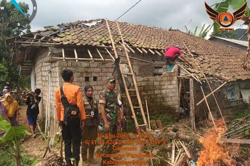 Angin Kencang di Bogor Sebabkan Pohon Tumbang, 62 Rumah Rusak