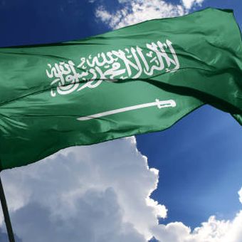 Ilustrasi bendera Arab Saudi, salah satu negara terkuat di dunia.