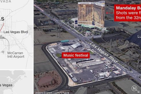 Serangan di Las Vegas, Polisi Temukan 42 Senjata dan Bahan Peledak 