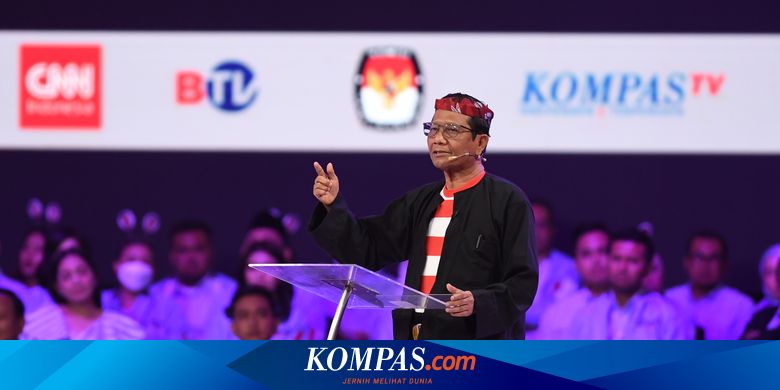 Mahfud Bicara Paling Lama dalam Debat Cawapres