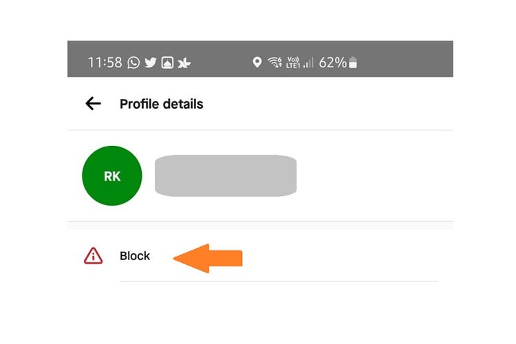 Cara blokir chat/kontak di Gojek