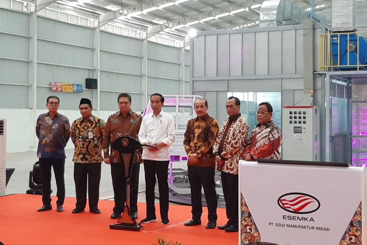 Pabrik ESEMKA diresmikan Presiden Joko Widodo, Jumat (6/9/2019)
