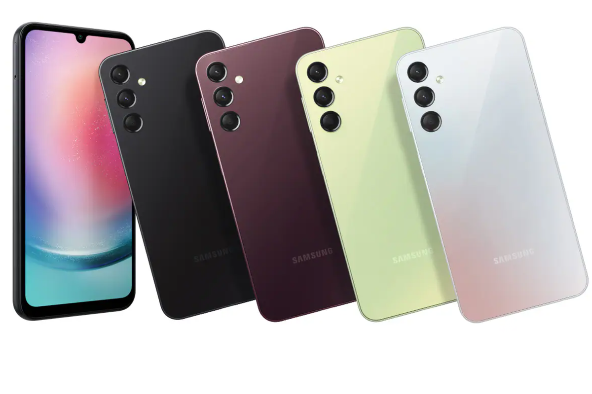 Samsung Galaxy A24 beberapa waktu lalu meluncur di Vietnam. Ponsel dengan desain mirip Galaxy S23 ini sekarang resmi masuk Indonesia, Senin (8/5/2023). 