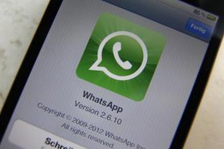 Aplikasi pesan instan WhatsApp 