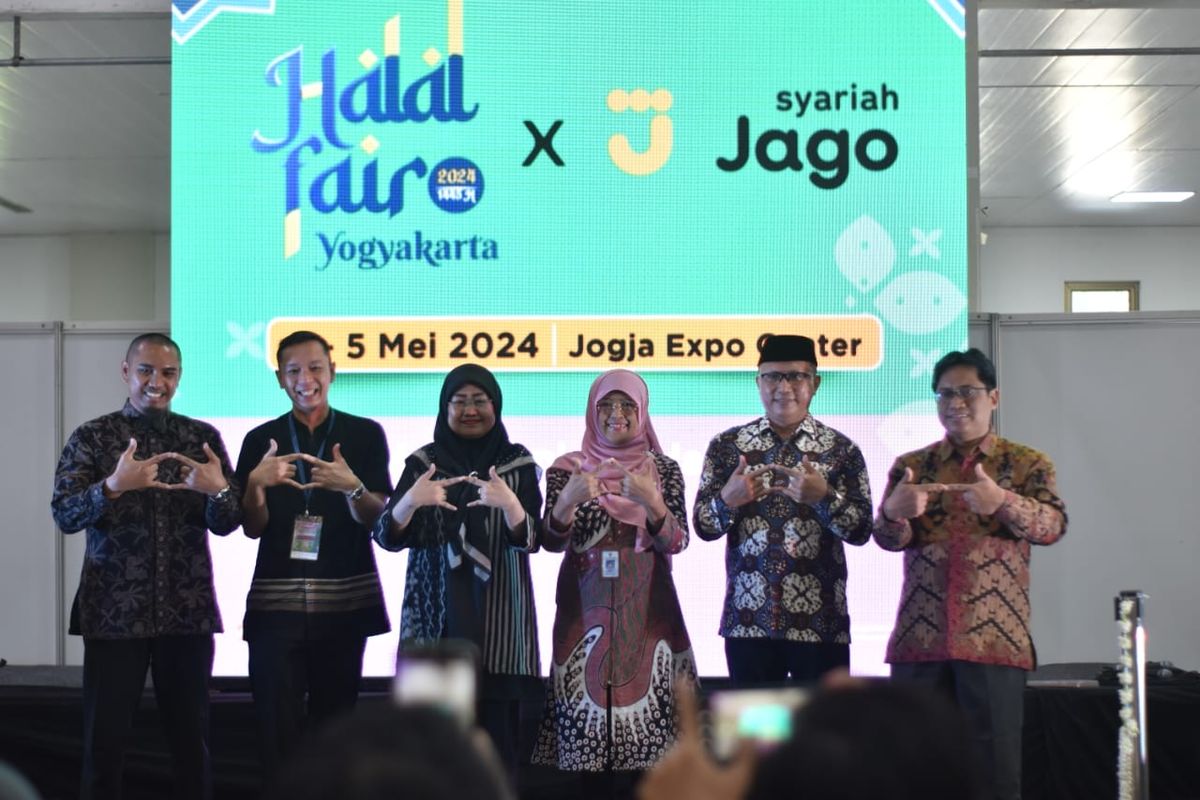 Pembukaan Acara Halal Fair Series 2024 di Jogja Expo Center, Yogyakarta, Jumat (3/5/2024).