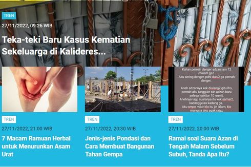 [POPULER TREN] Teka-teki Baru Kasus Kalideres | Analisis Gempa Pangandaran