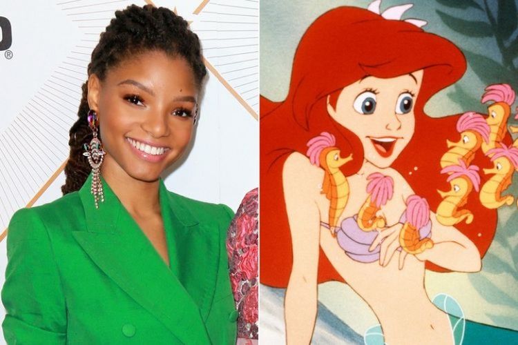 Halle Bailey dipilih Disney untuk memerankan tokoh Ariel dalam film The Little Mermaid versi live action. 