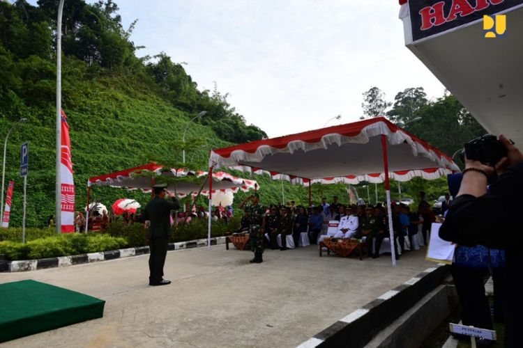 Suasana riuh peringatan Hari Ulang Tahun RI ke-73 