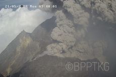 Gunung Merapi kembali Meletus Freatik dengan Durasi 3 Menit