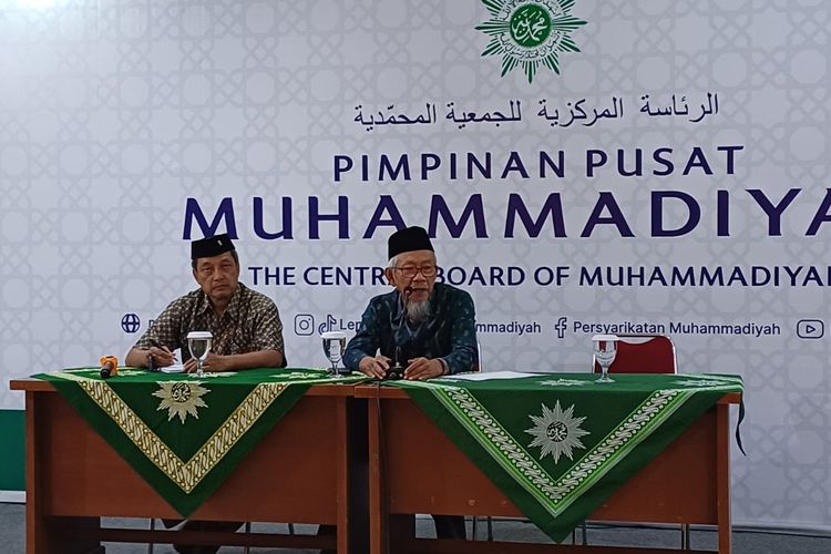 Ketua  Pengurus Pusat (PP) Muhammadiyah Saad Ibrahim di Gedung PP Muhammadiyah, Menteng,  Jakarta Pusat, Selasa (4/6/2024).