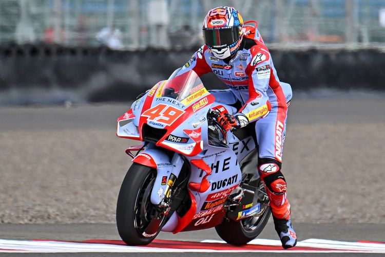 Fabio Di Giannantonio saat berlaga pada MotoGP Mandalika 2022