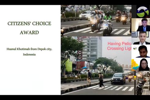 [POPULER PROPERTI] Foto Zebra Cross Margonda Depok Menang Kontes Tingkat Asia