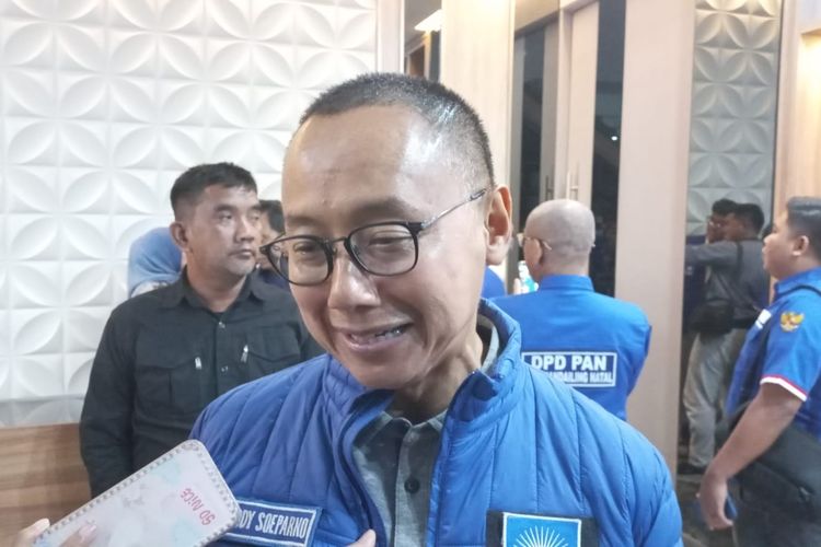 Sekretaris Jenderal PAN Eddy Soeparno di Kantor DPP PAN, Jakarta, Selasa (6/12/2022).