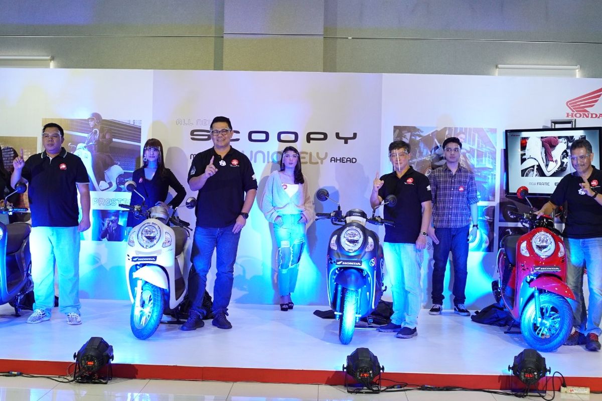 Astra Motor Jateng meluncurkan All New Scoopy secara virtual, Sabtu (21/11/2020).