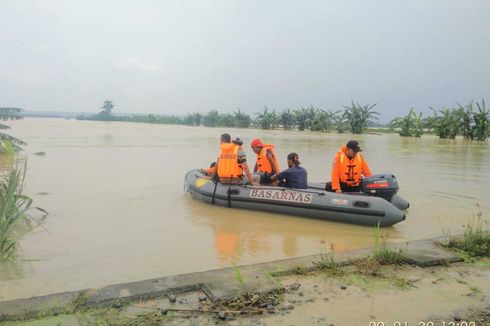 Cari Bebek, Seorang Warga Hilang Terseret Arus Banjir di Grobogan